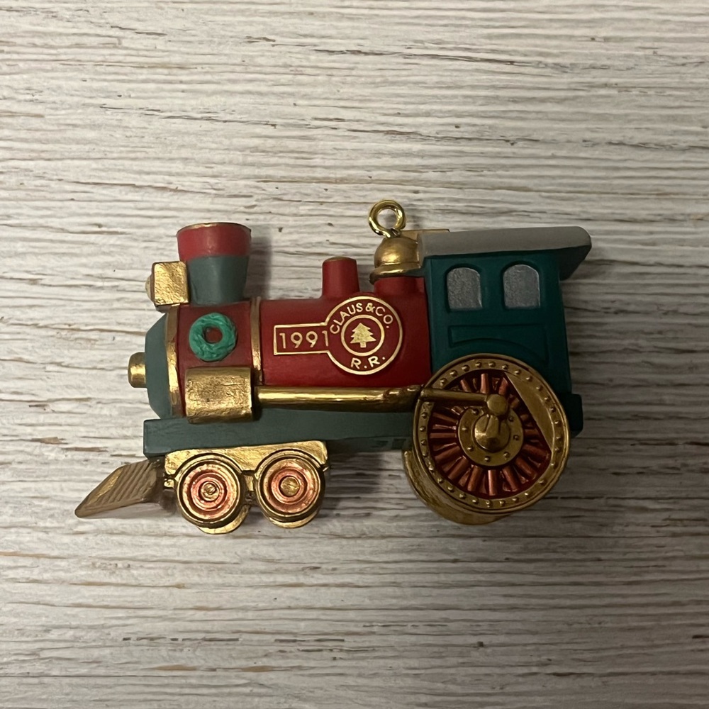 Hallmark keepsake Locomotive ornament. First in a collection of four.